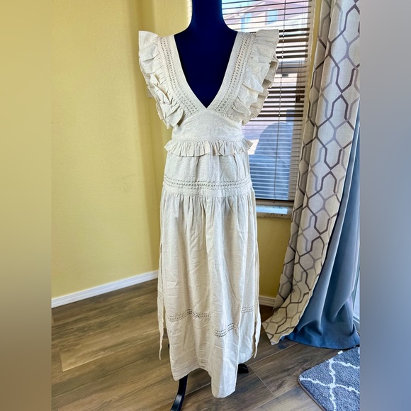 NEW! Spell & the Gypsy Collective Biscuit Lola Frill Maxi Dress - Picture 3 of 17